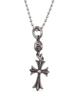 Chrome Hearts クロス ボールチェーン ネックレス | シルバートーン