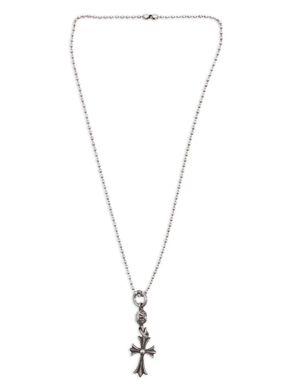 Chrome Hearts cross ball-chain necklace | Silver | Image 1