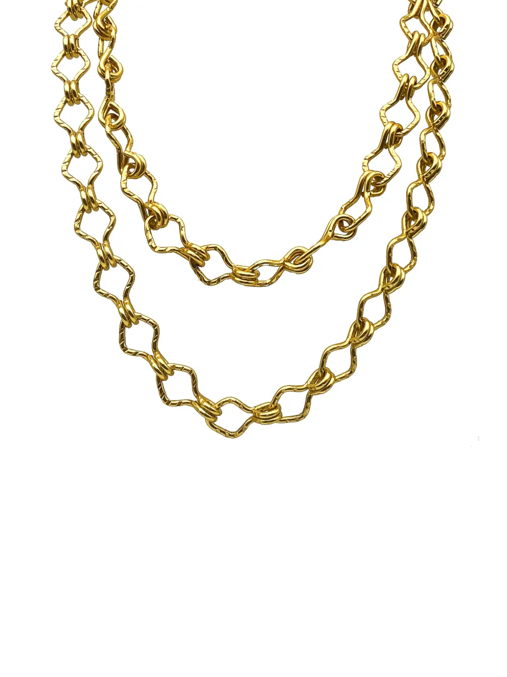 Jennifer Gibson Jewellery Collana a catena anni '60 - Oro