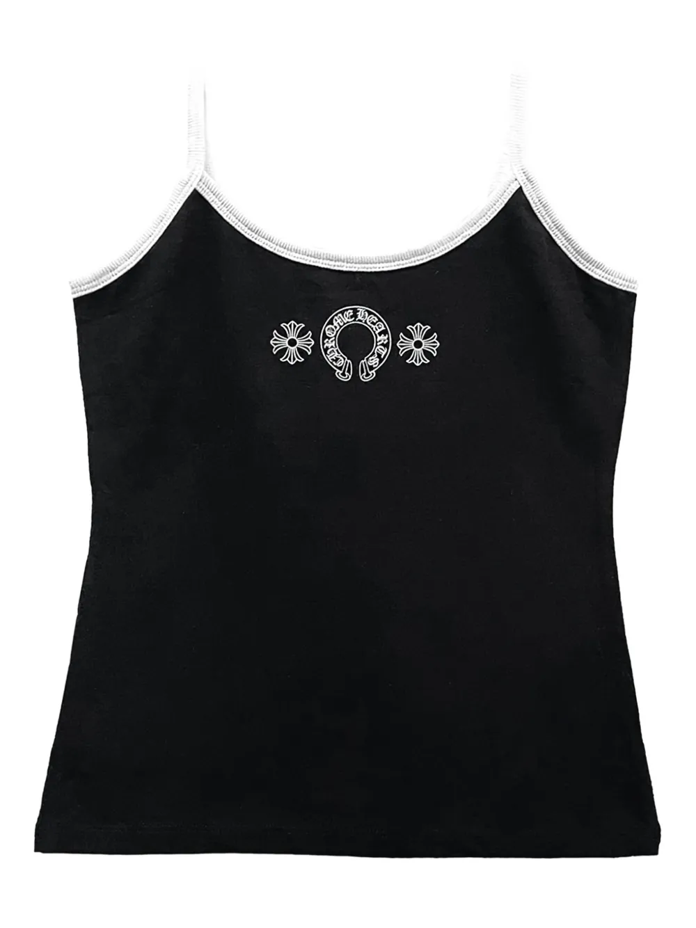 Chrome Hearts horseshoe-logo tank top | Black | Image 1