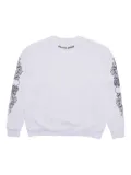 Chrome Hearts floral-print crew-neck sweatshirt - White