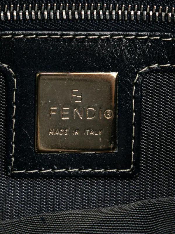 Fendi Pre-Owned 20th Century Canvas FF Marble Baguette