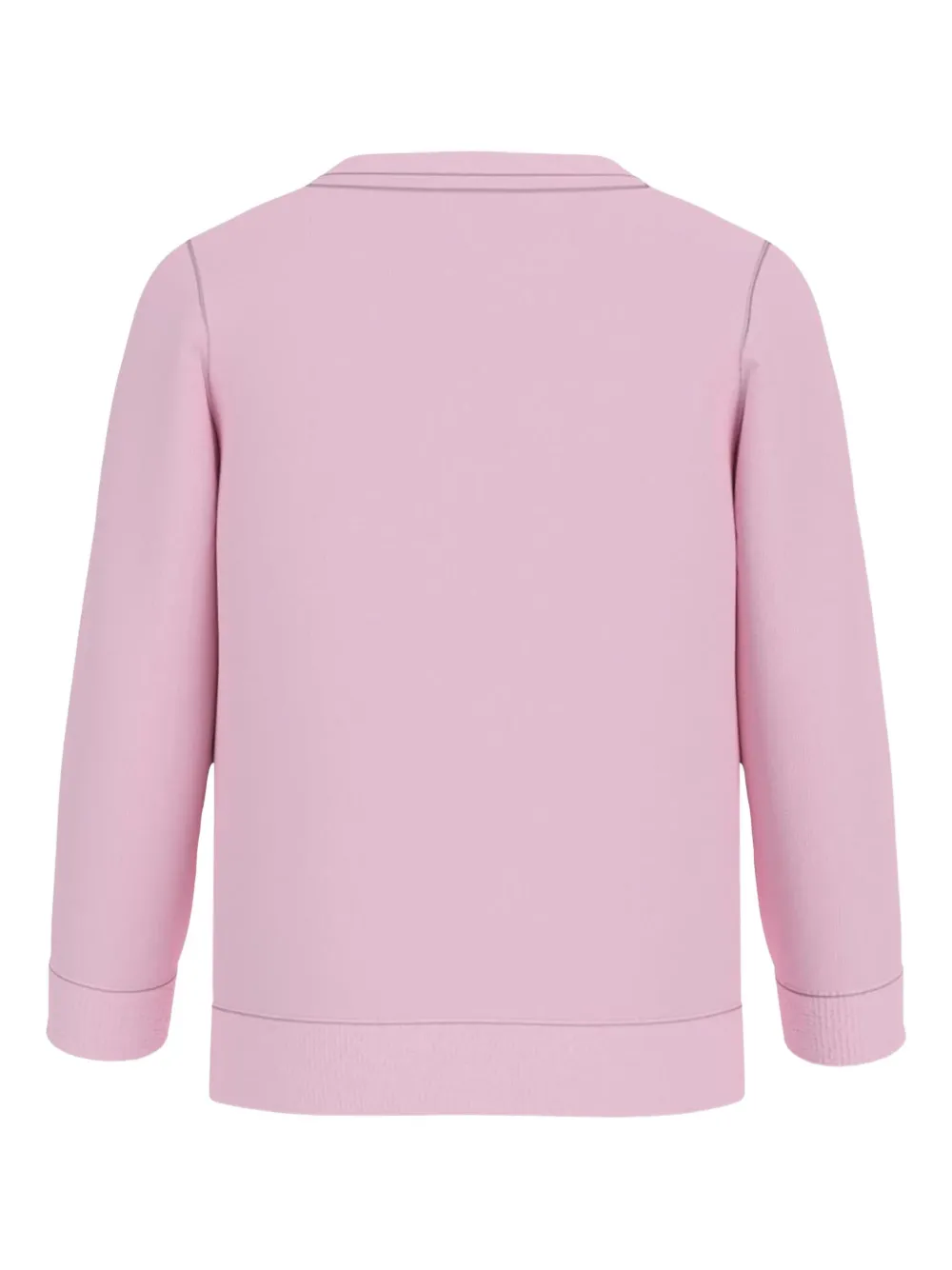 Guess Triangle-logo Sweatshirt In Pink