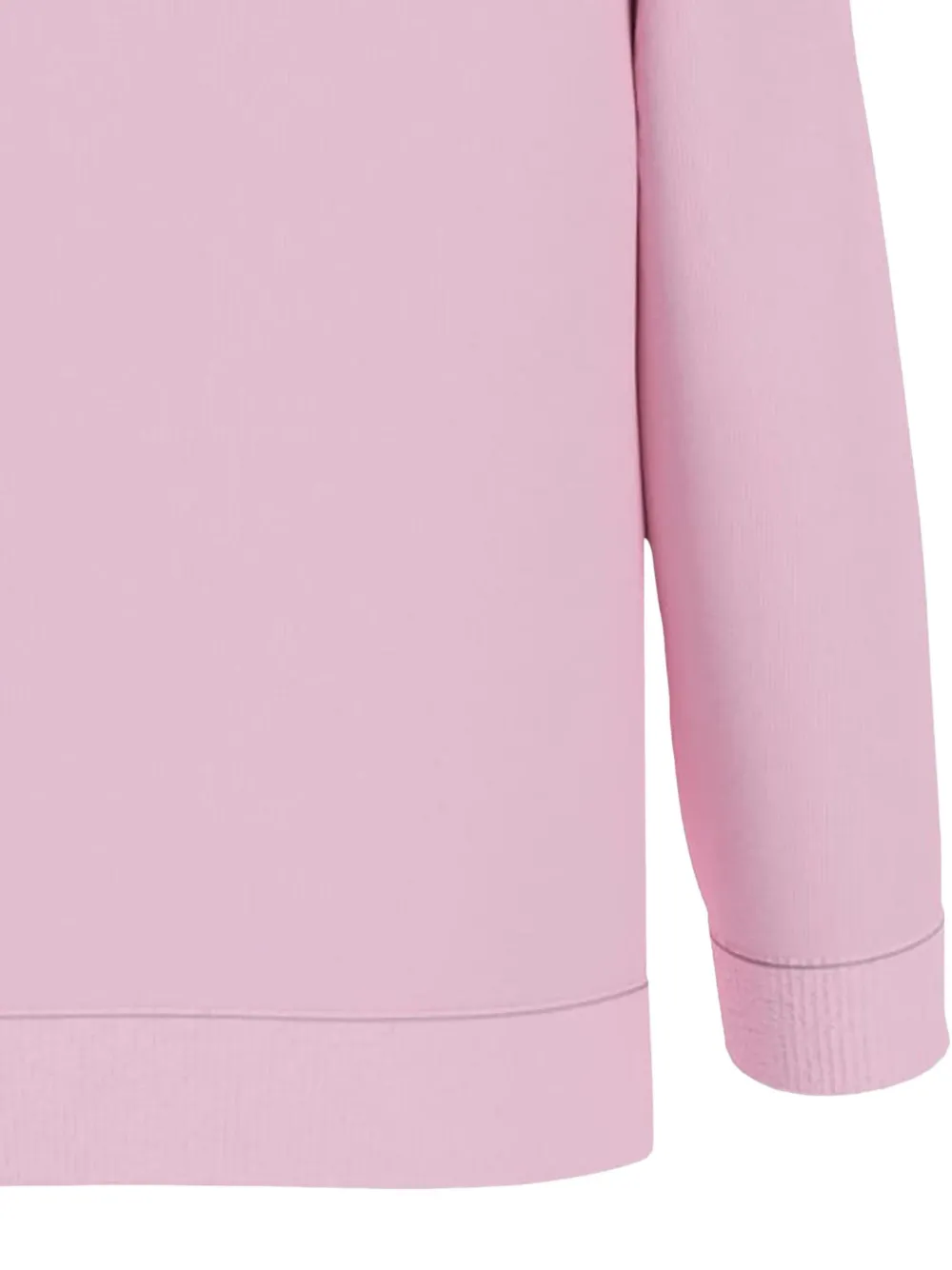 Guess Triangle-logo Sweatshirt In Pink