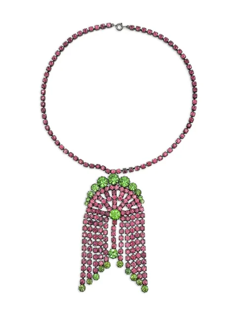 Jennifer Gibson Jewellery 1960s crystal tassel necklace
