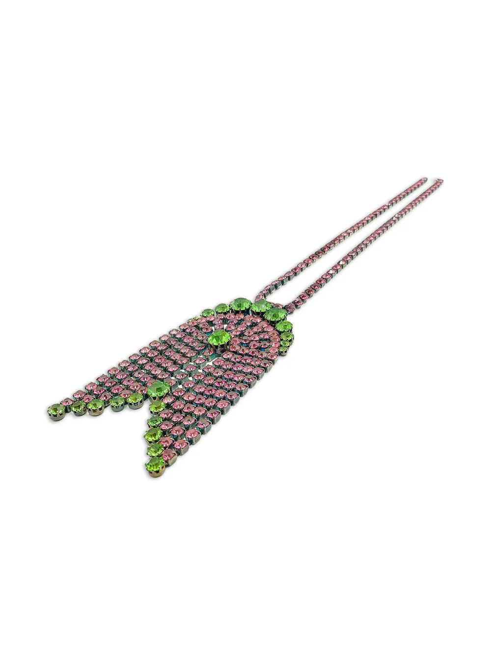 1960s Crystal Tassel Necklace