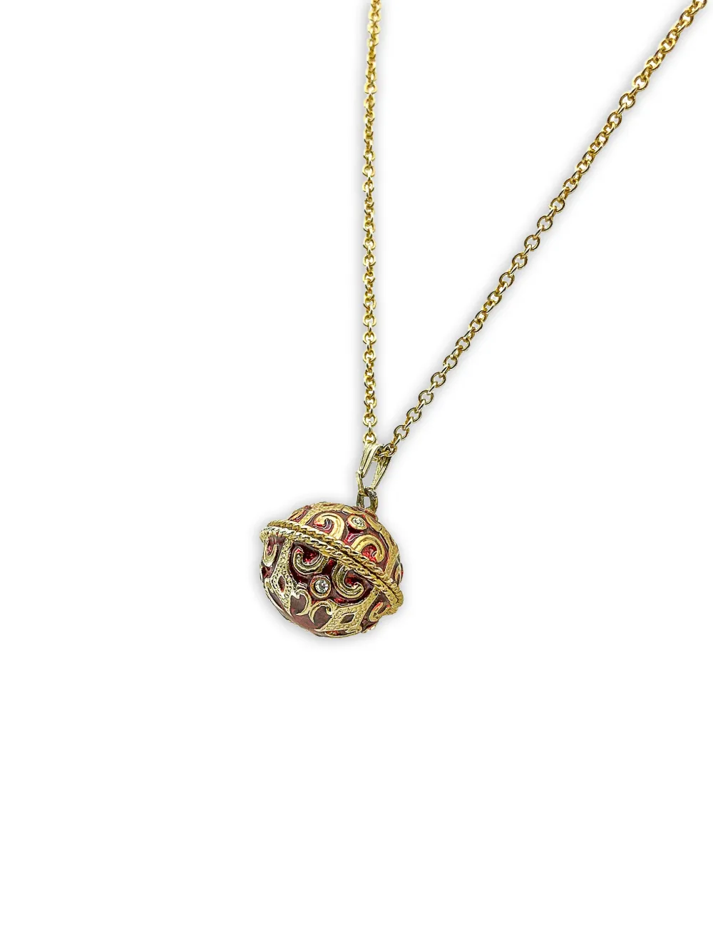 2008 Enamel Bauble Necklace