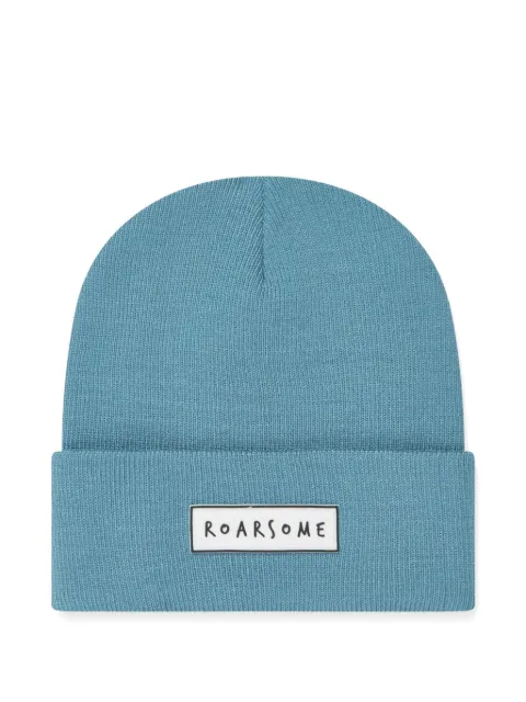 Roarsome logo-patch beanie