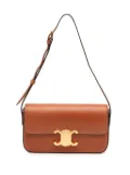 Celine Pre-Owned 2016 Shiny Calfskin Claude shoulder bag - Brown