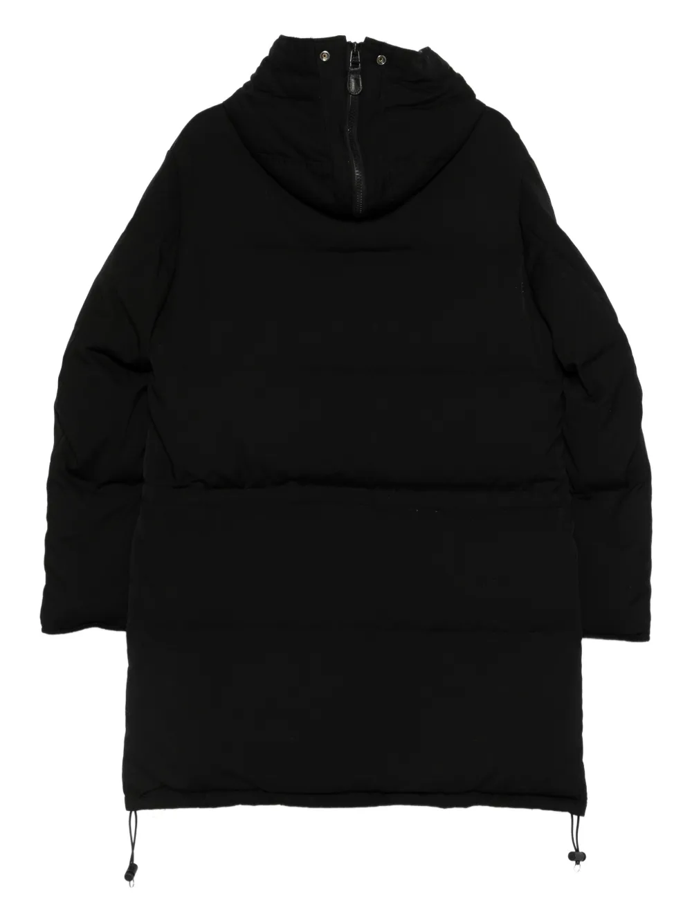 Yohji Yamamoto Pre-Owned 1990s drawstring-hood coat | Image 2