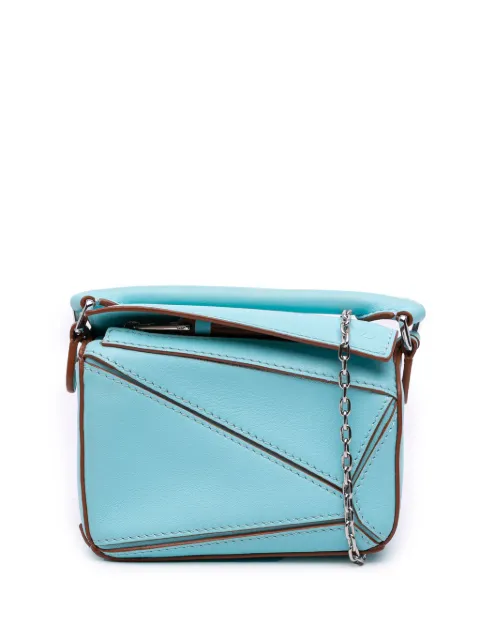 Loewe Pre-Owned 2021 Nano Calfskin Puzzle satchel
