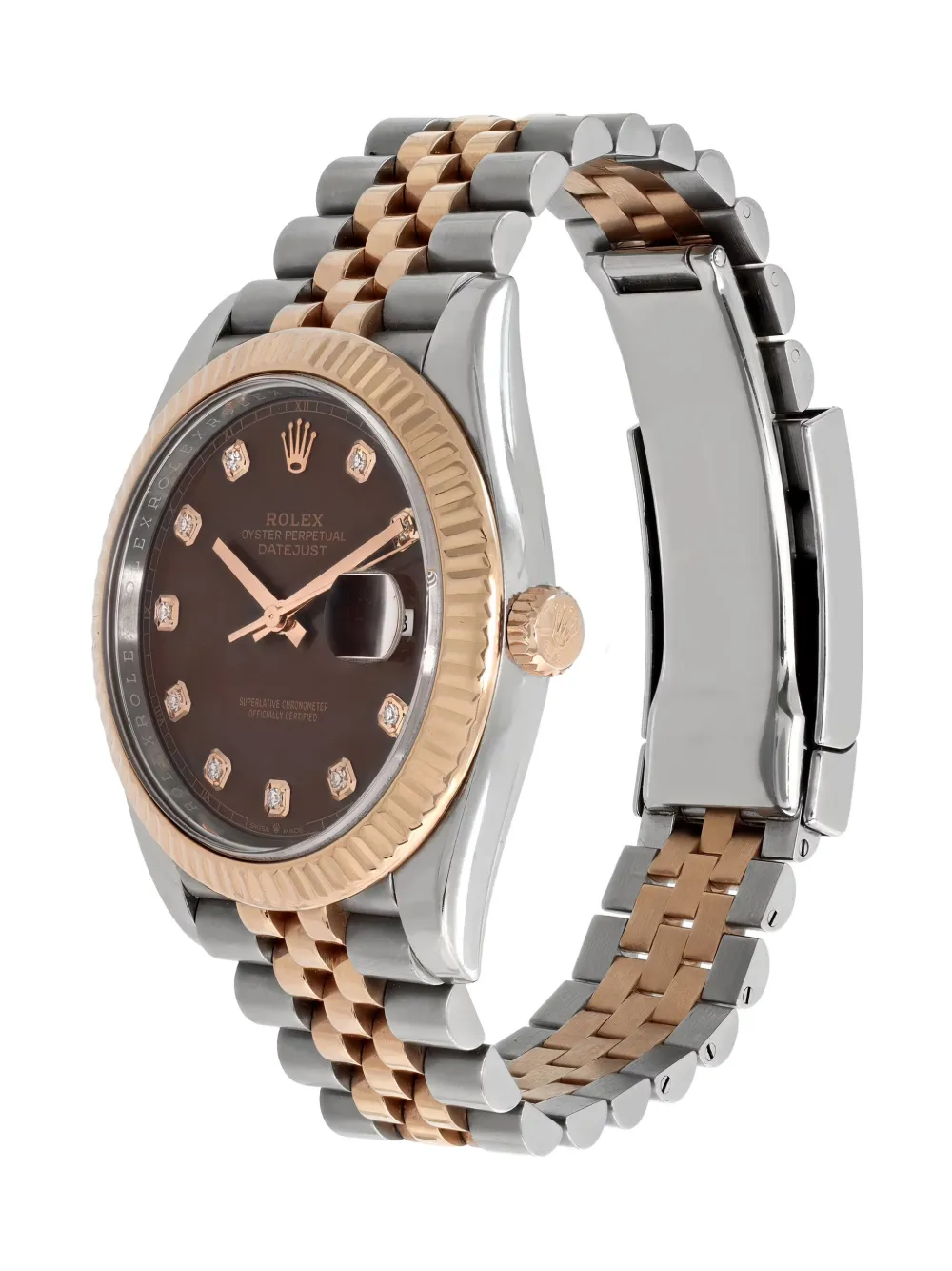 Pre-owned Rolex Datejust 41mm In Brown