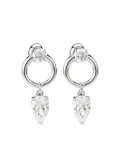 Swarovski pear-shaped zirconia earrings - Silver