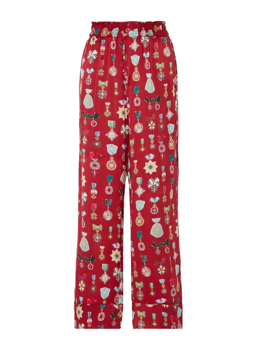 Temperley London Broek met print - Rood