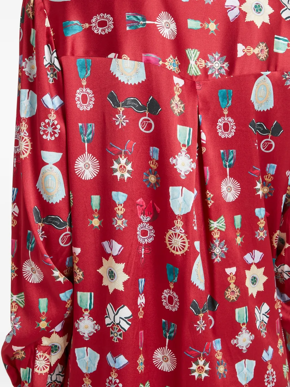 Temperley London Gloriette blouse Rood