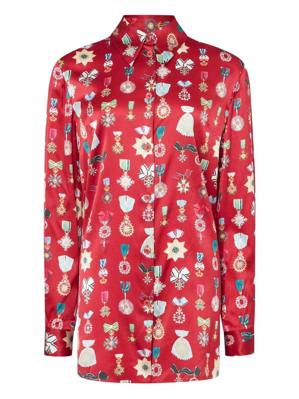 Temperley London Gloriette シャツ - レッド Temperley London Gloriette シャツ - レッド