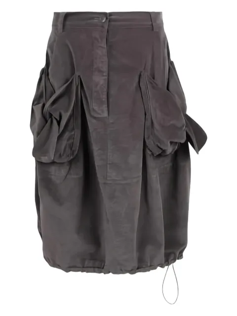 Rundholz Black Label falda fruncida con bolsillo