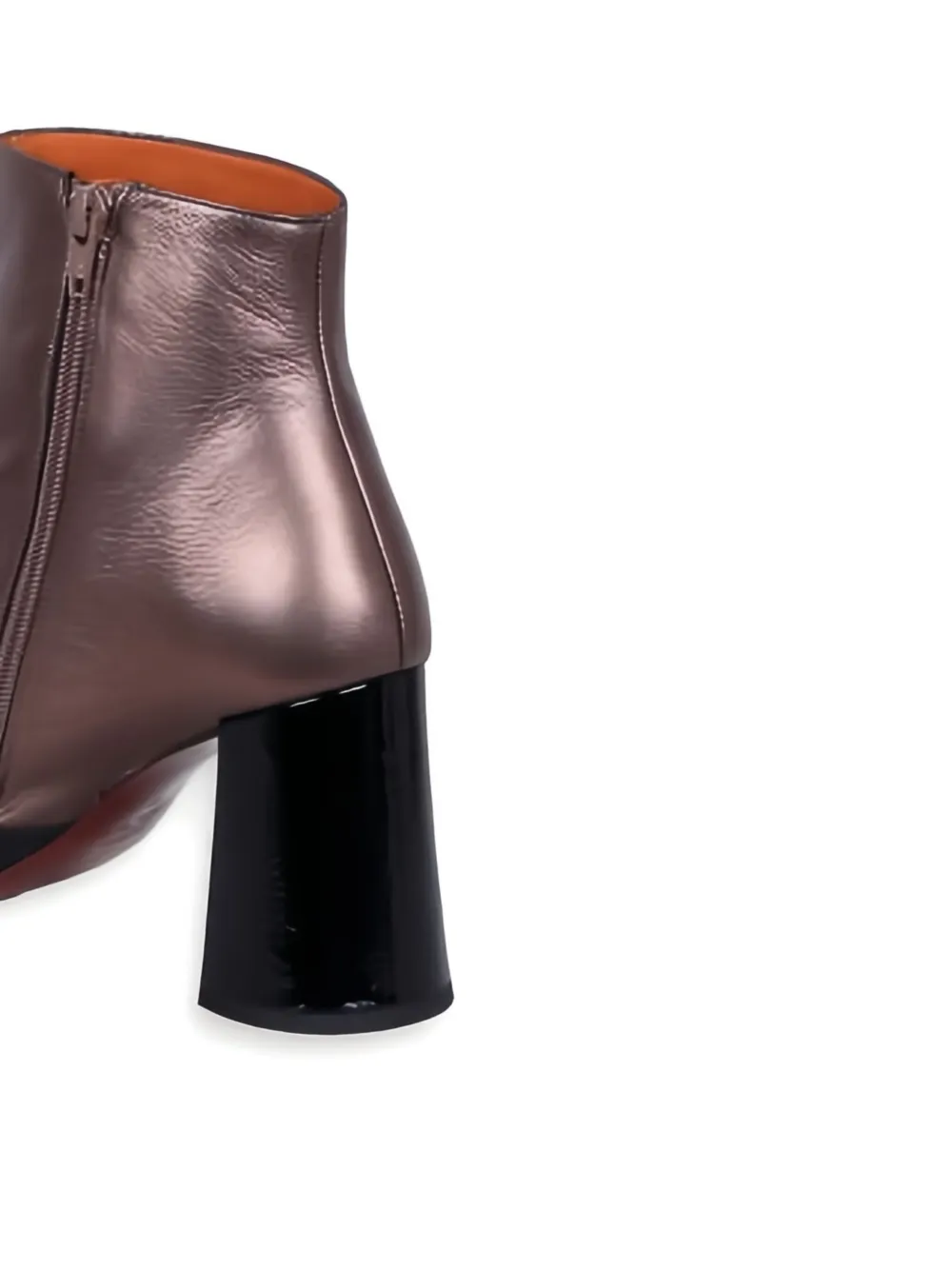 Chie Mihara Ludrik Pointed Block-heel Boots In Metallic