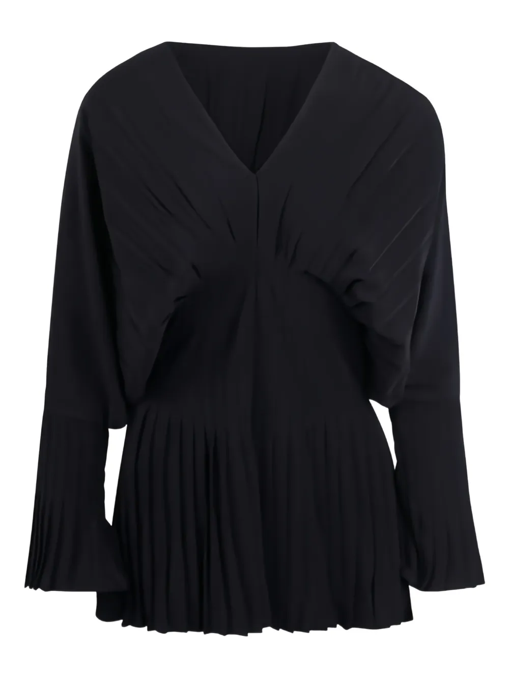 Jovonna Basil pleated top | Black | Image 1