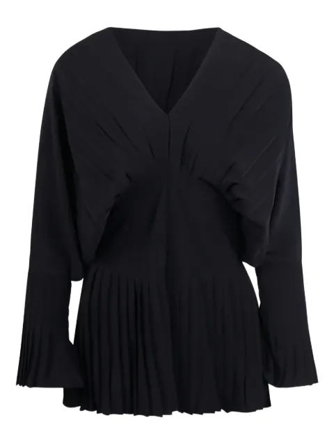 Jovonna Basil pleated top