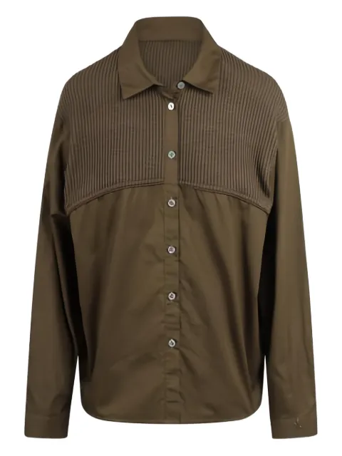 Jovonna camisa Sawyer con panel de canalé