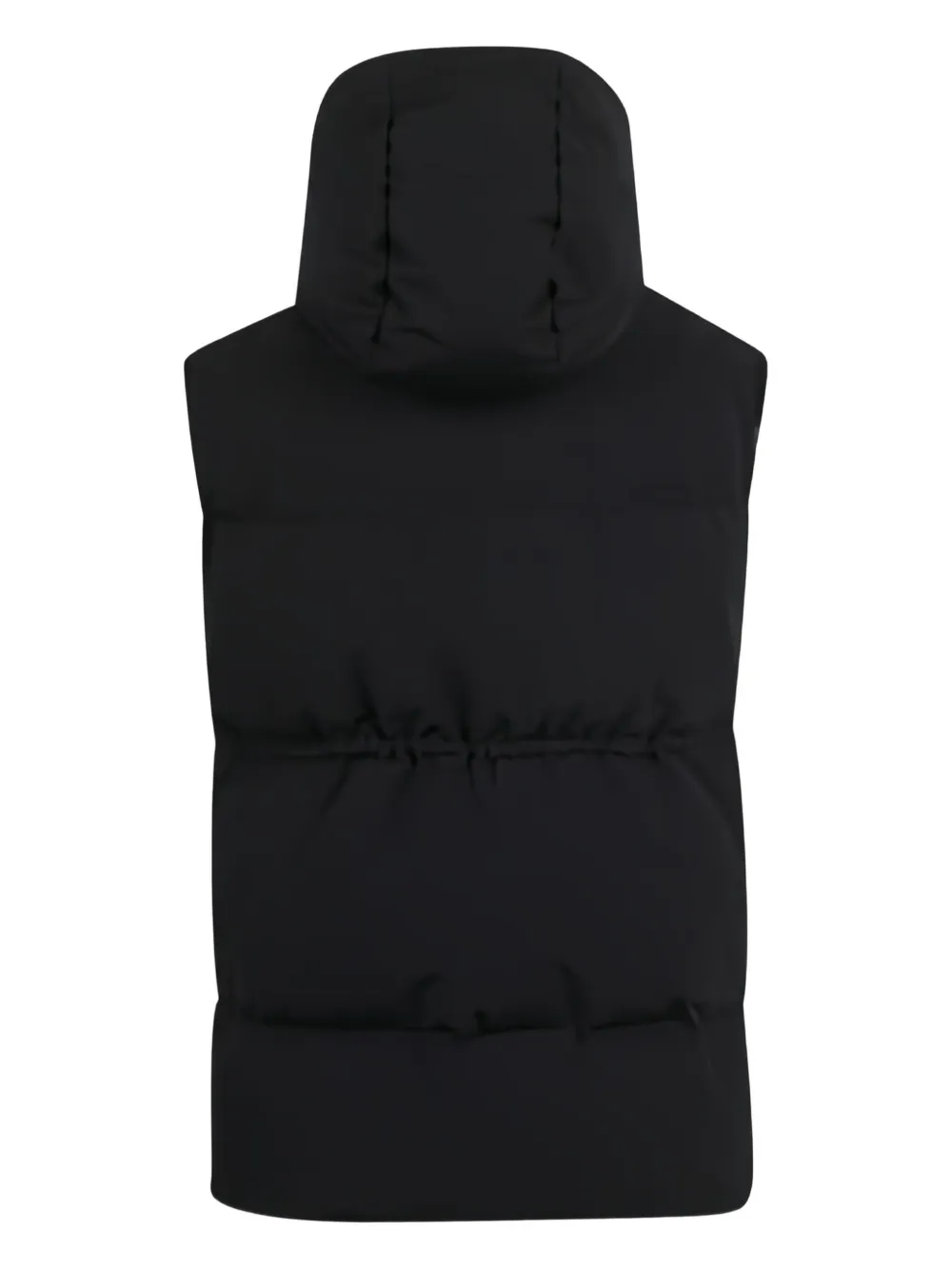 Laminar Hooded Gilet In Black
