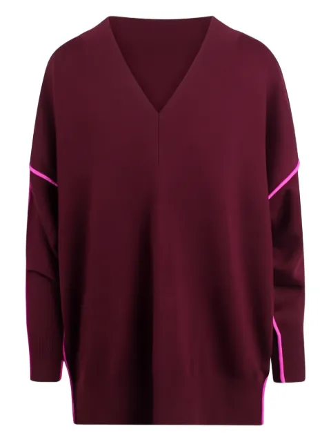 Essentiel Antwerp INSIDE V-neck piping knitwear