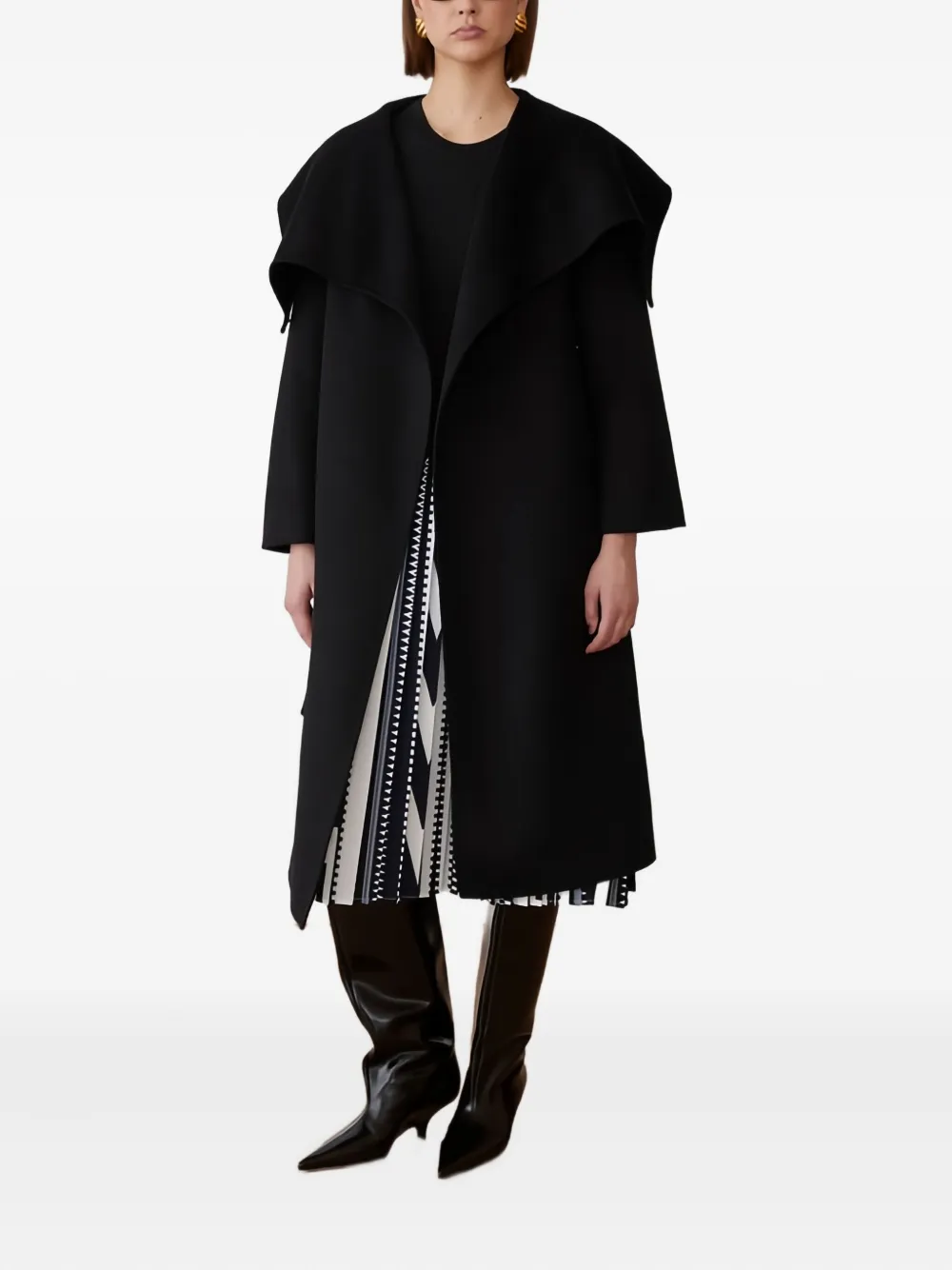 Jovonna Sifo belted coat | Black | Image 1