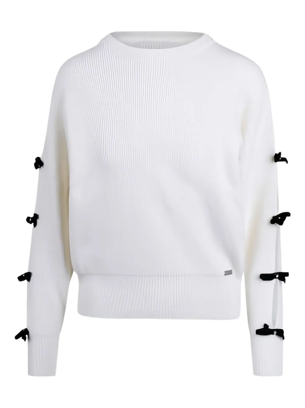 Jovonna Coronel tie detail sweater | White | Image 1