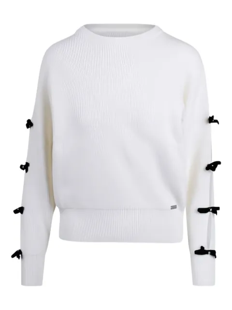 Jovonna Coronel tie detail sweater