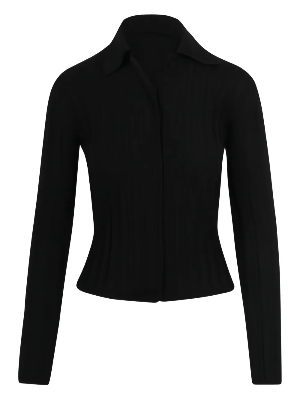 Plan C Ribbed Knitwear In Black