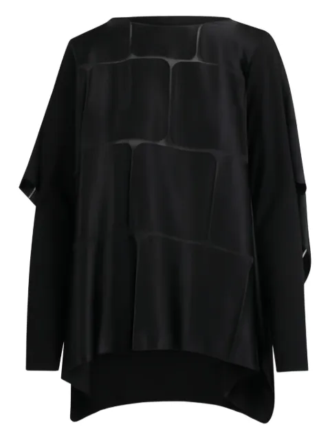 PierAntonioGaspari panelled long-sleeve sweatshirt