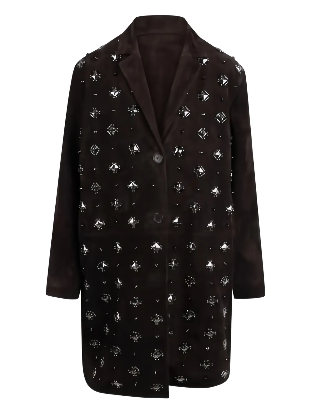 Sword embellished coat | marrón | Image 1
