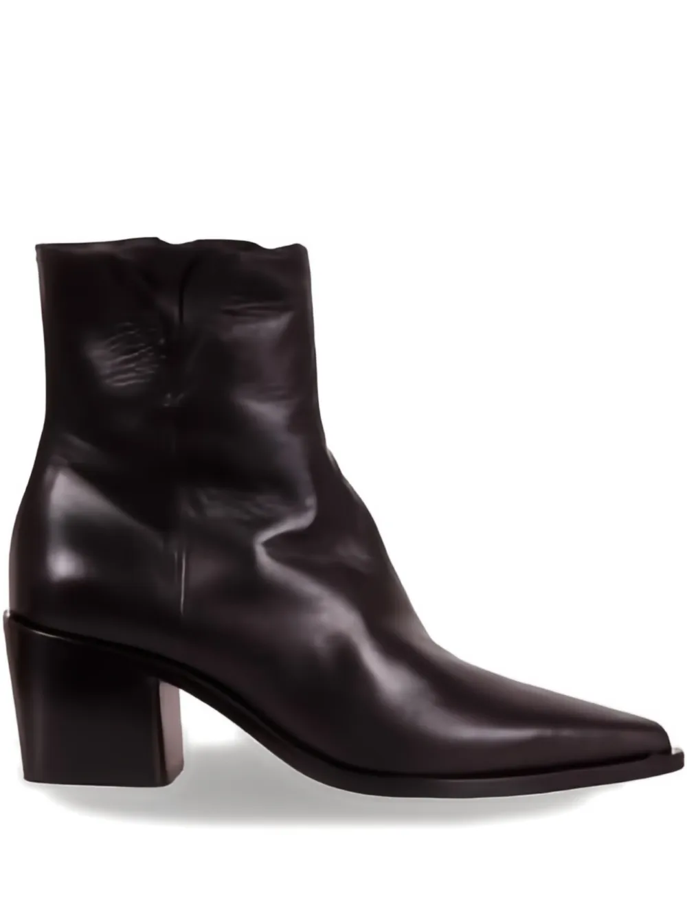 Pomme D´Or pointed ankle boots Zwart
