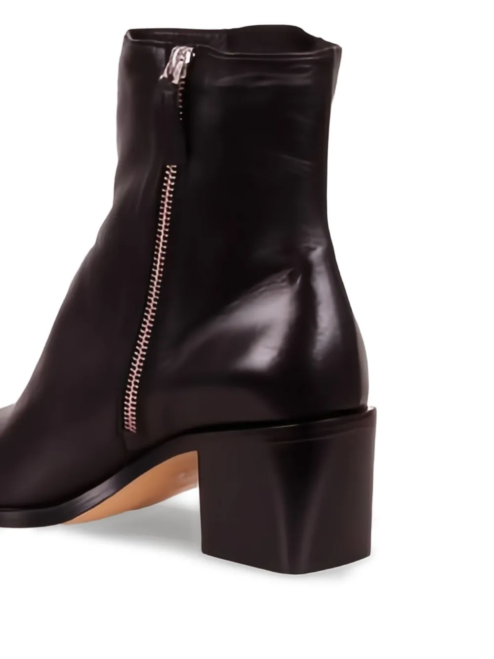 Pomme D´Or Enkellaarzen met puntige neus Zwart