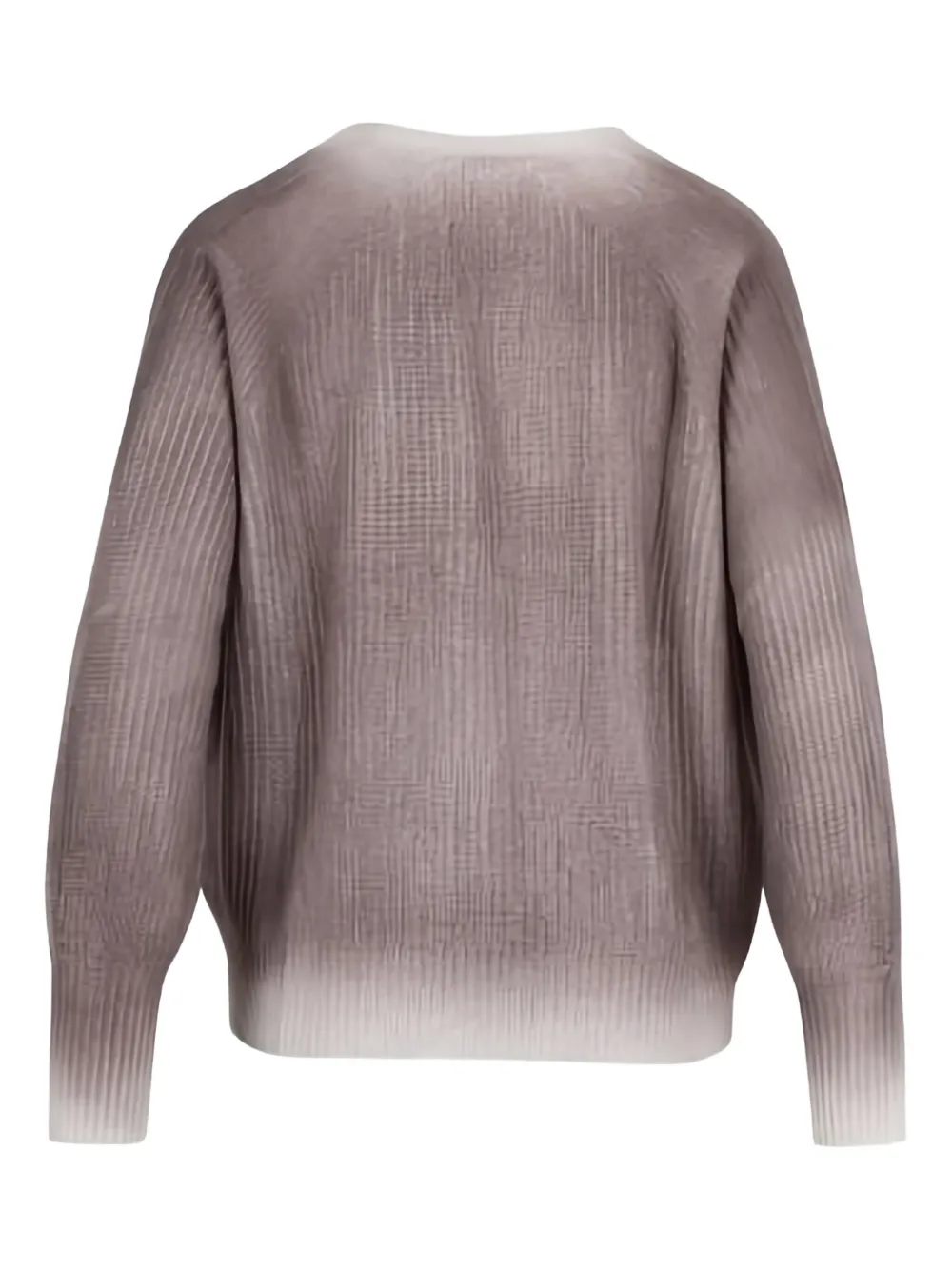 Ploumanac'h V-neck Buttoned Cardigan In Brown
