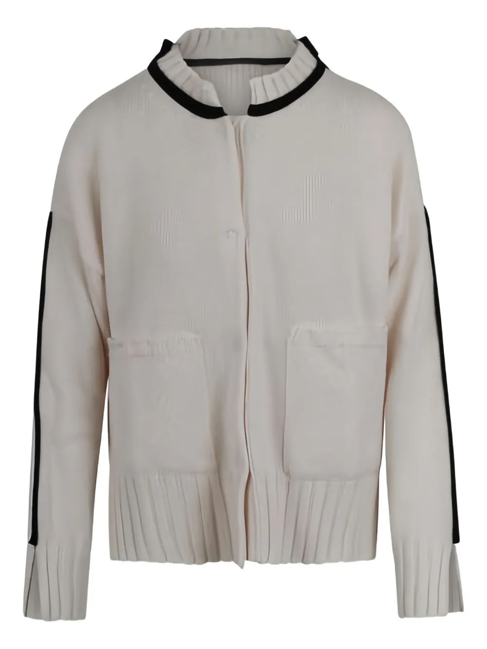 PierAntonioGaspari ribbed trim cardigan - Toni neutri