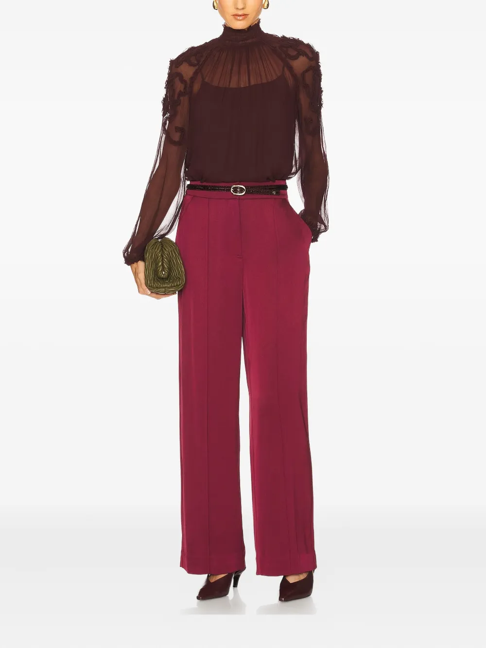 Ulla Johnson ruffled high-neck blouse | Blouses | Image 2