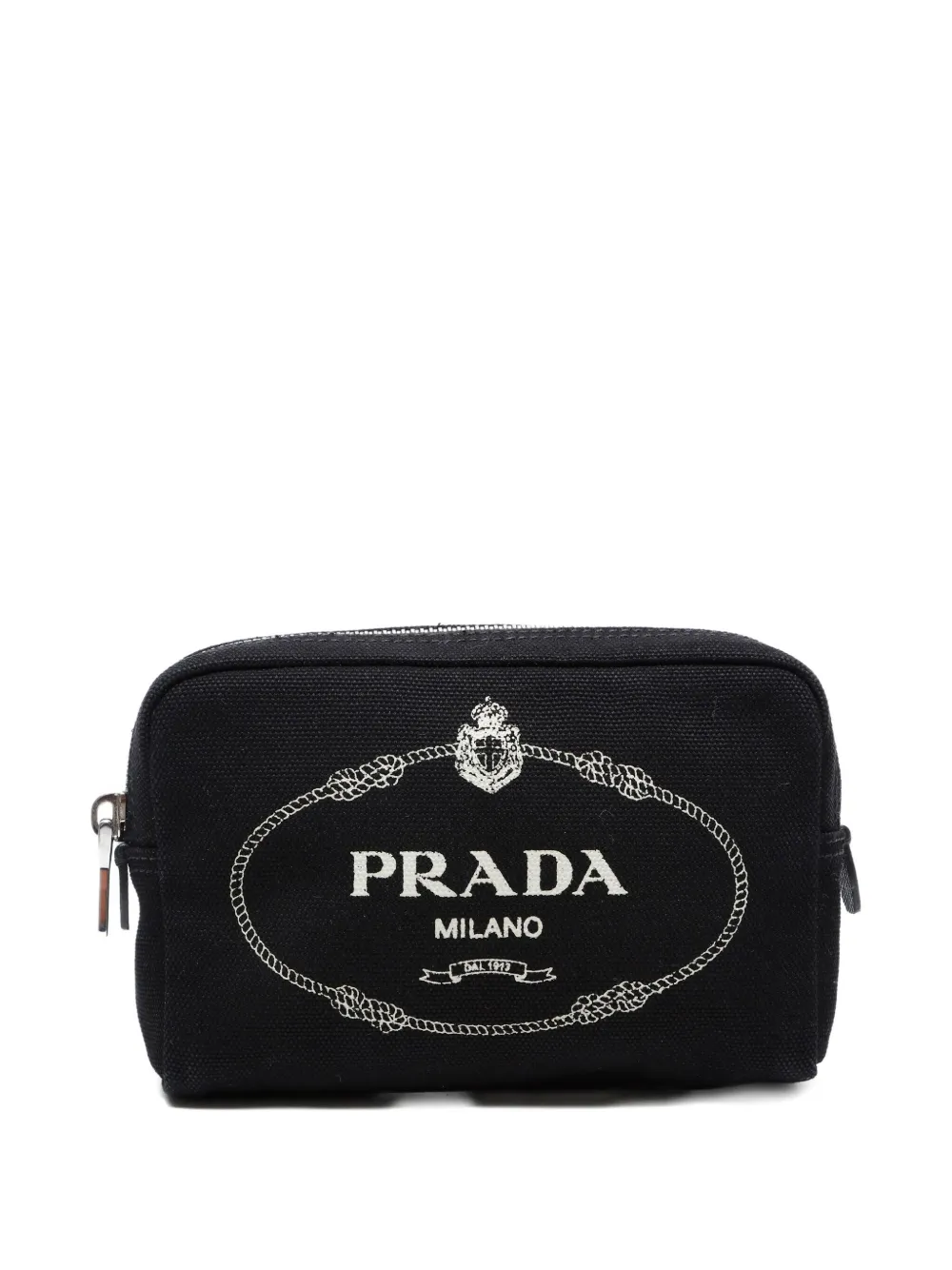 Prada Pre-Owned 2020s logo pouch | Black | Image 1