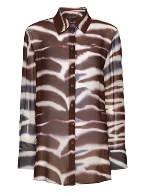 ELENA MIRO` animal print shirt