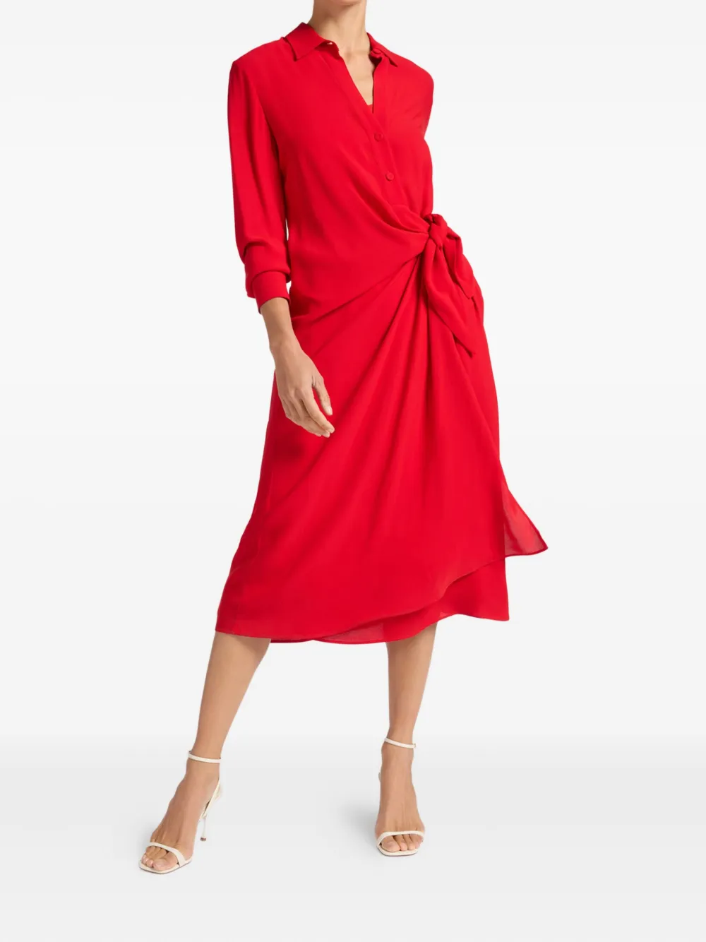 ELENA MIRO` buttoned wrap-effect dress | Robes de jour | Image 2