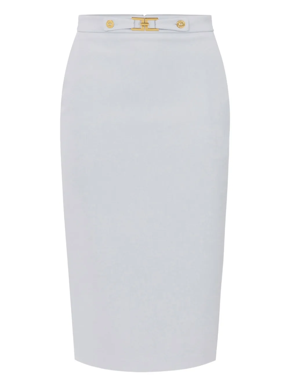 Elisabetta Franchi front-buckle pencil skirt | Blue | Image 1