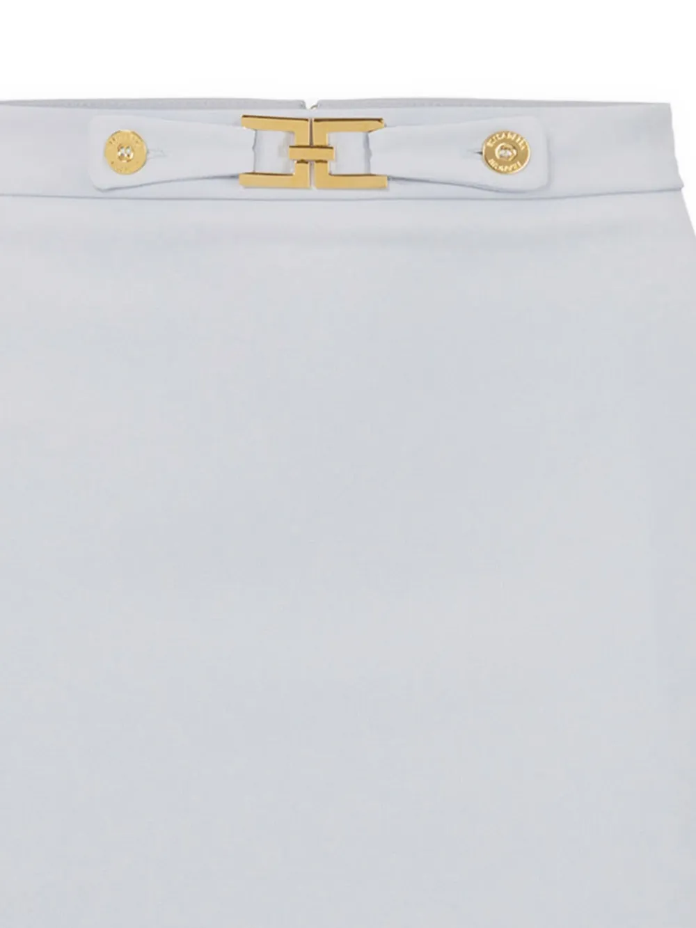 Elisabetta Franchi Kokerrok met gesp - Blauw