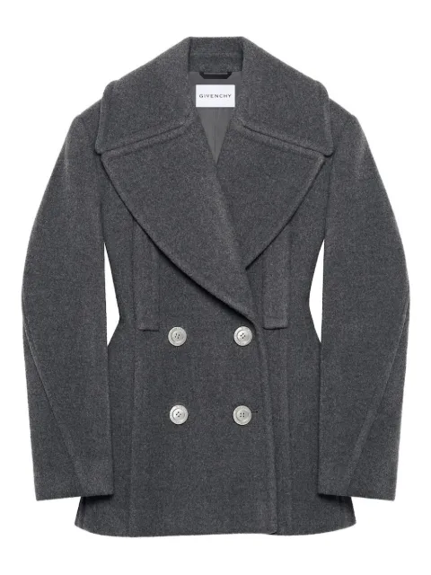Givenchy double-breasted balloon-sleeve jacket