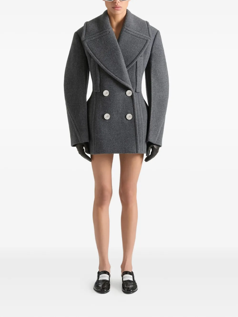 Givenchy double-breasted balloon-sleeve jacket | Fitted Jackets | Image 2