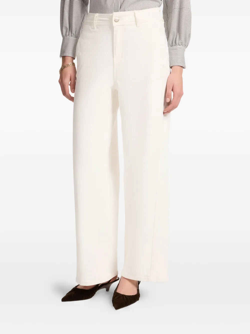 ELENA MIRO` button trousers | Straight-Leg Pants | Image 2