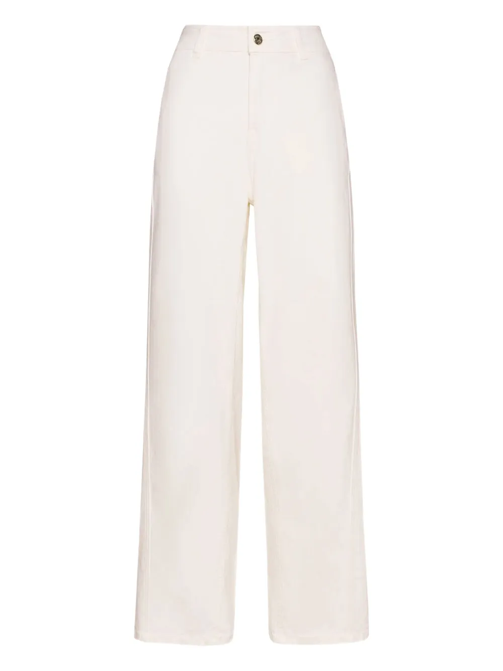 ELENA MIRO` button trousers | White | Image 1