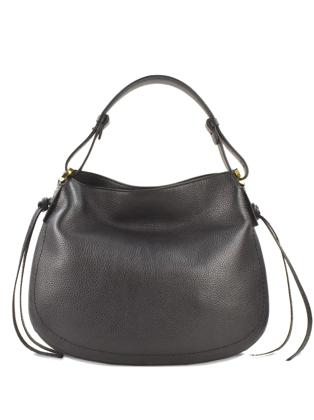LORISTELLA top-handle leather shoulder bag | Black | Image 1