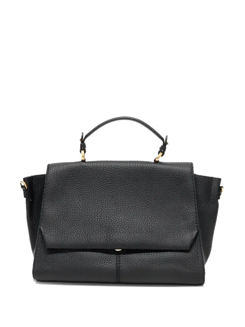 Loristella Flap Tote Bag In Black