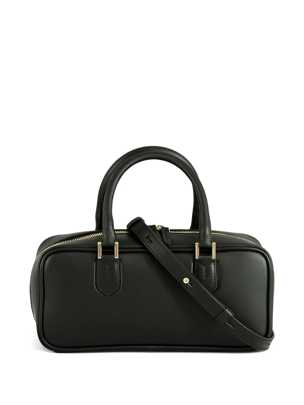 LORISTELLA zip-around leather tote bag | Black | Image 1
